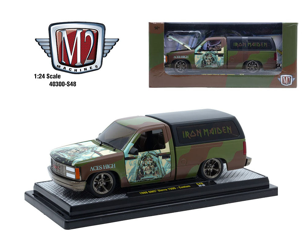 (Preorder) M2 Machines 1988 GMC Sierra 1500 Custom Iron Maiden 1:24 ETA November 2026