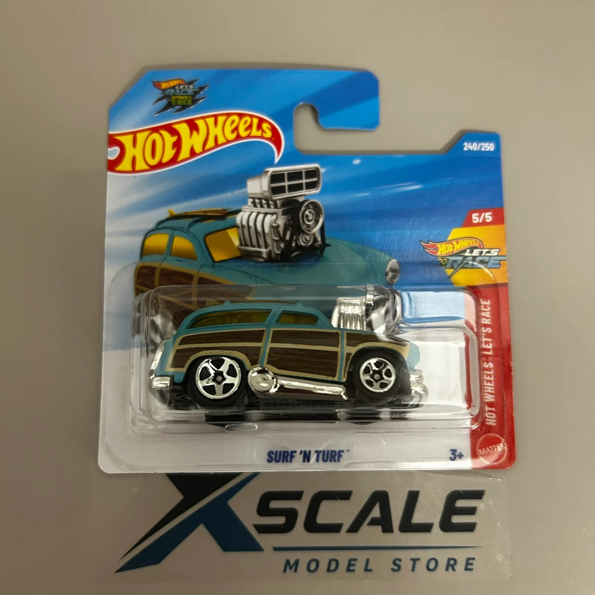 Hot Wheels Short Card Surf 'N Turf 1:64 Netflix Let's Race 240/250