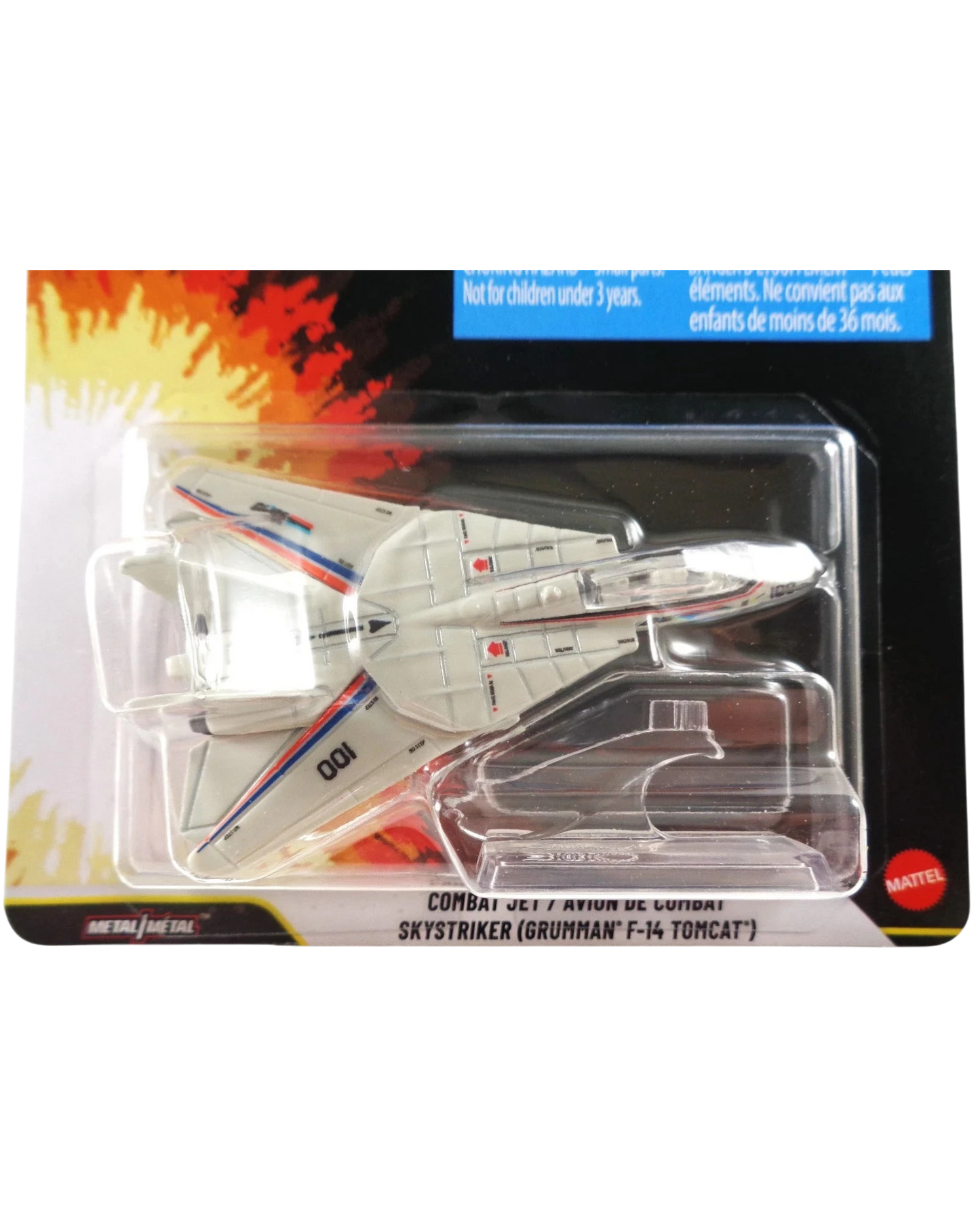 More Than Diecast Hot Wheels Premium G.I. Joe Skystriker F-14 Tomcat diecast jet in original blister packaging