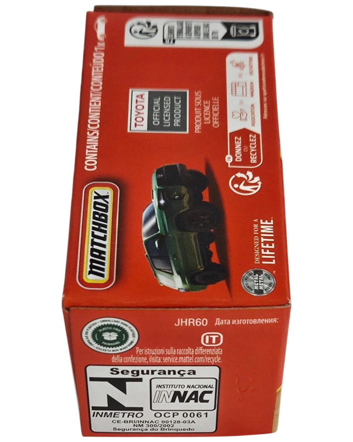 More Than Diecast Matchbox 1:64 scale green Toyota 4Runner die-cast SUV in original Power Grab packaging