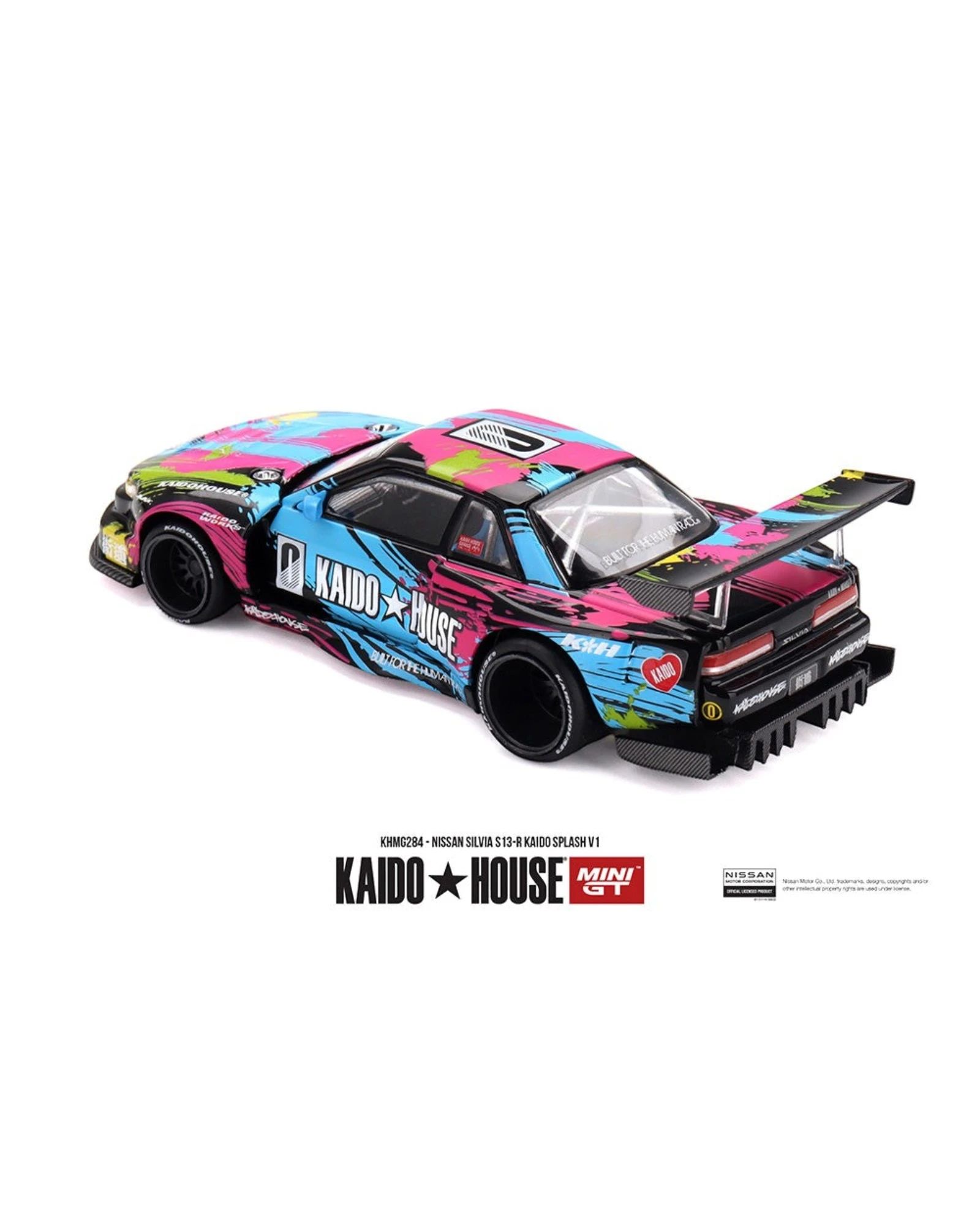 Kaido House x Mini GT Nissan Silvia S13-R Kaido Splash V1 1:64