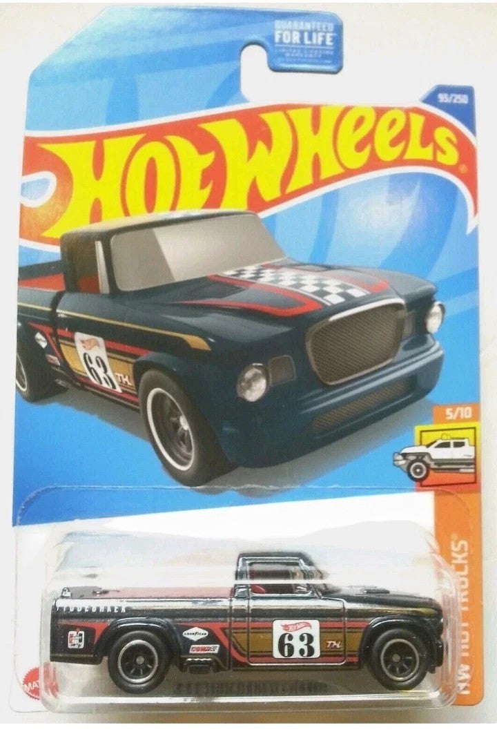 More Than Diecast Hot Wheels 62 Studebaker Champ Pickup Super Treasure Hunt die-cast truck in original blister pack