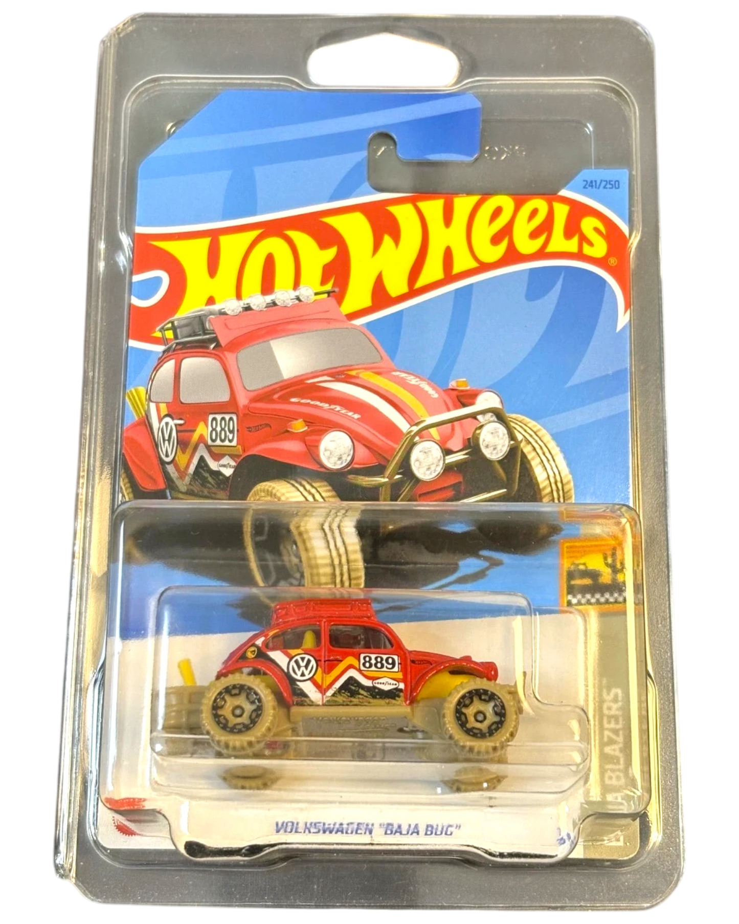 More Than Diecast Hot Wheels Volkswagen Baja Bug Treasure Hunt die-cast car in protective blister pack