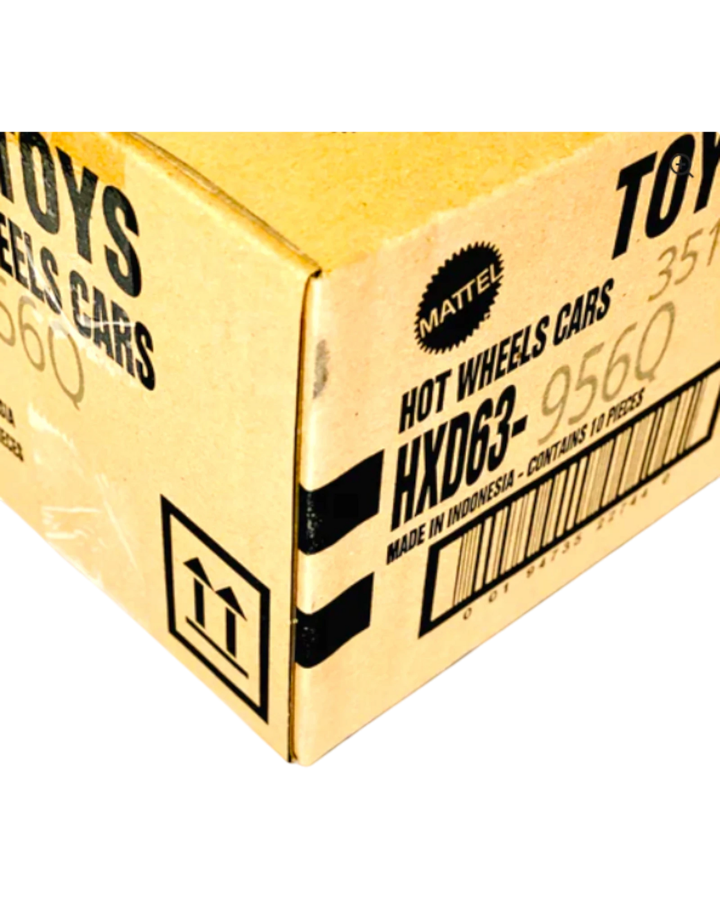 More Than Diecast Hot Wheels 2026 Pop Culture Case Q, factory-sealed 10-car set. Cardboard box with branding and barcode.