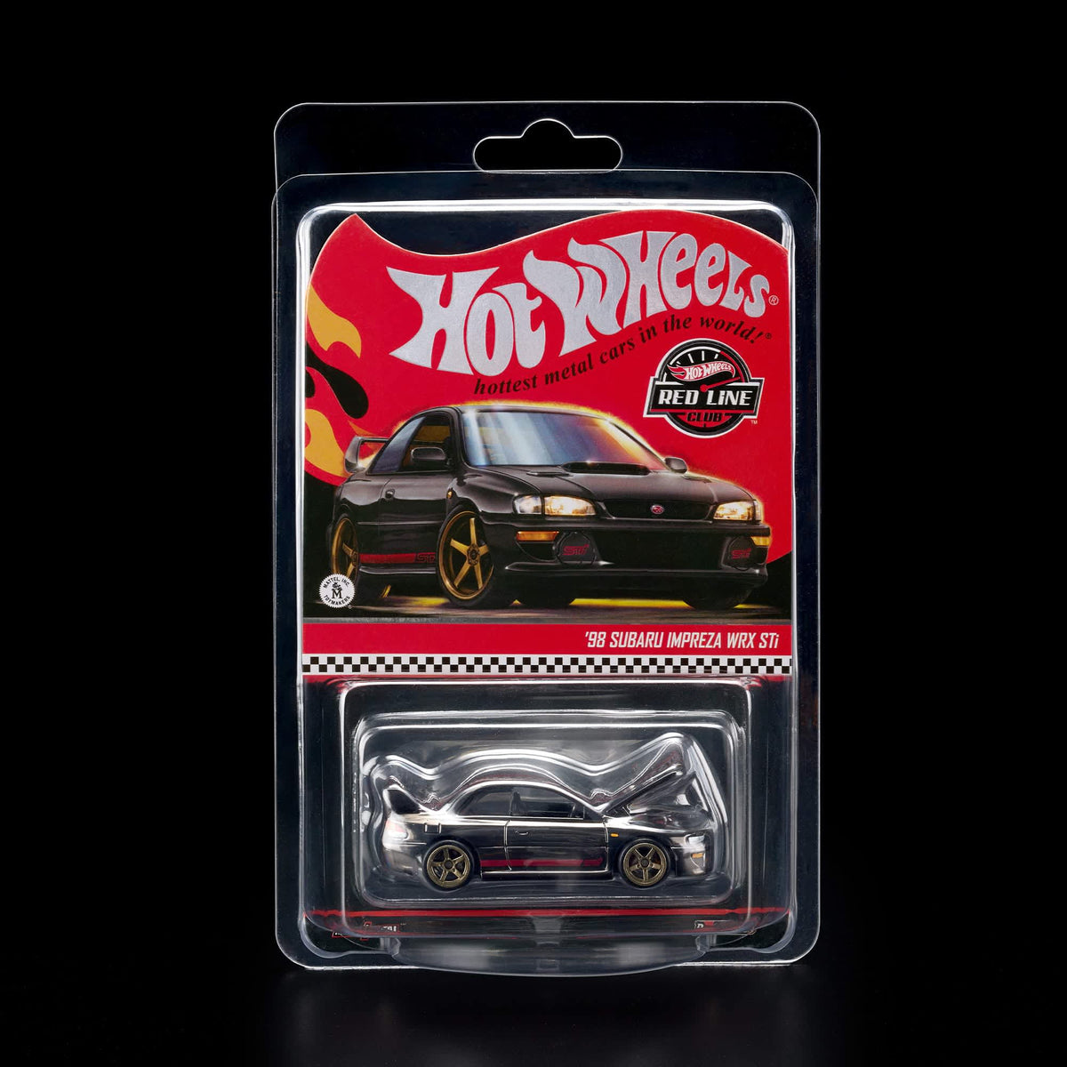Hot Wheels RLC Exclusive '98 Subaru Impreza WRX STi Spectraflame Slate 1:64 Die-Cast