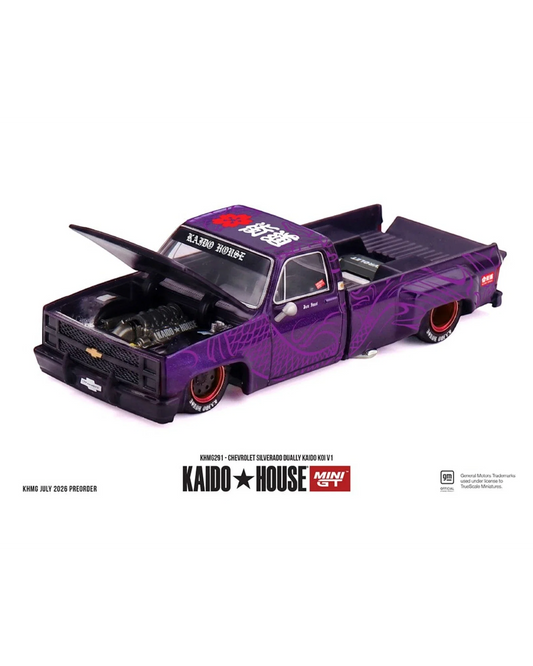 Kaido House x Mini GT Chevrolet Silverado Dually KAIDO Koi V1 1:64 Die-Cast