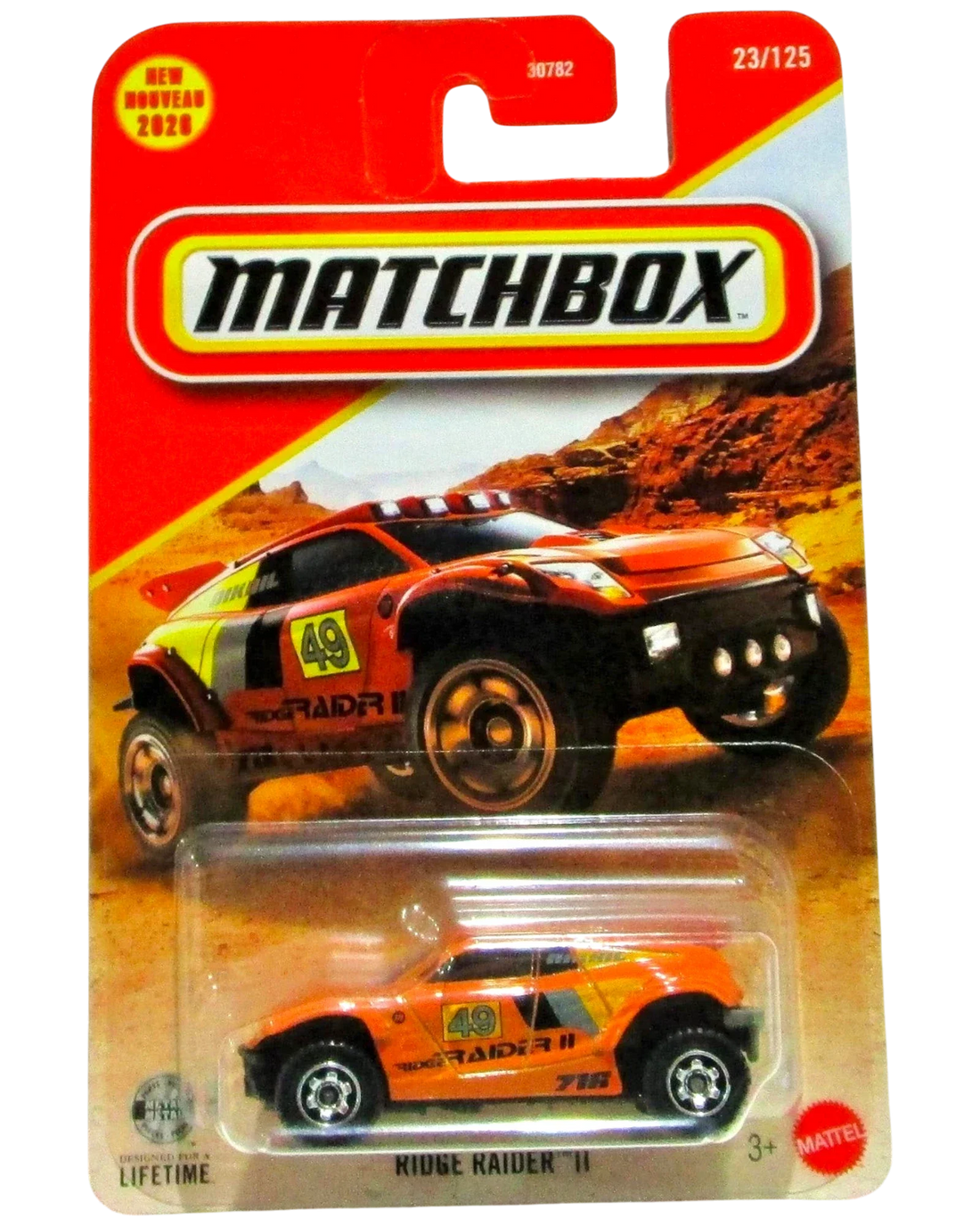 Matchbox 2026 Ridge Raider II 1:64 Die-Cast Basic Series Orange