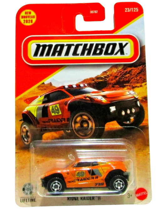 Matchbox 2026 Ridge Raider II 1:64 Die-Cast Basic Series Orange