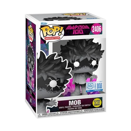 (Preorder)Mob Psycho 100 Mob Glow-in-the-Dark Funko Pop! Vinyl Figure #2406 - Entertainment Earth Exclusive ETA Oct 2026