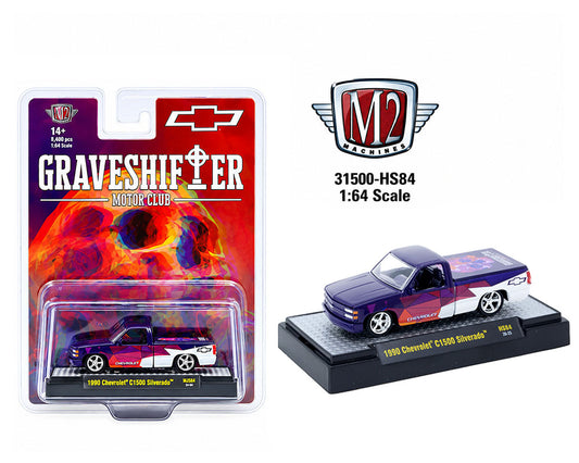 (Preorder) M2 Machines 1:64 1990 Chevrolet C1500 Siverado with 3D Sprectra Glasses – Hobby Exclusive