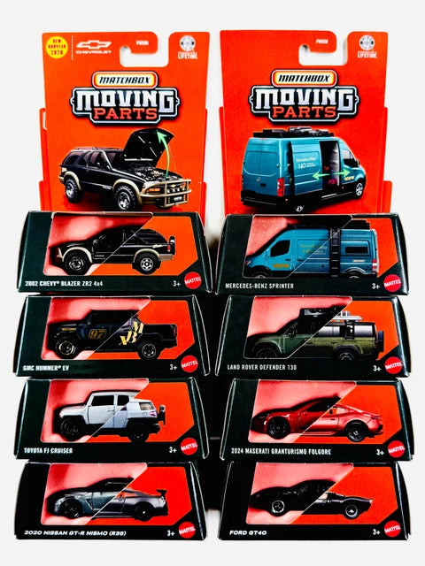 Matchbox 2026 Moving Parts Mix 8 Factory Sealed Case R FWD28-978R