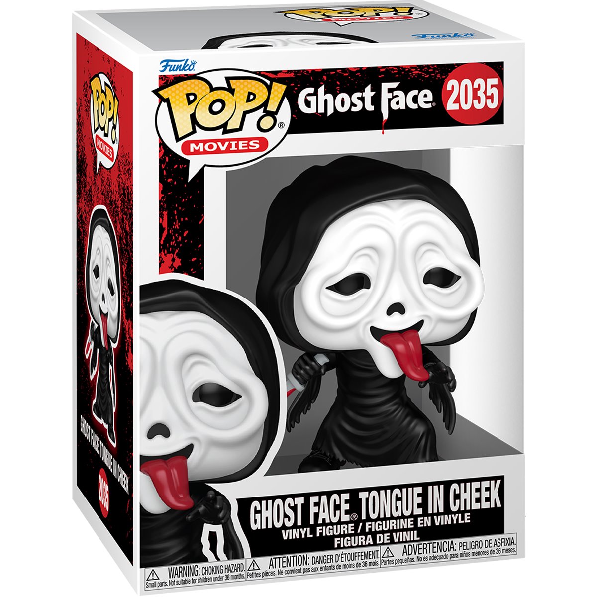 (Preorder)Ghost Face with Tongue in Cheek Funko Pop! Vinyl Figure #2035 ETA SEPT 2026