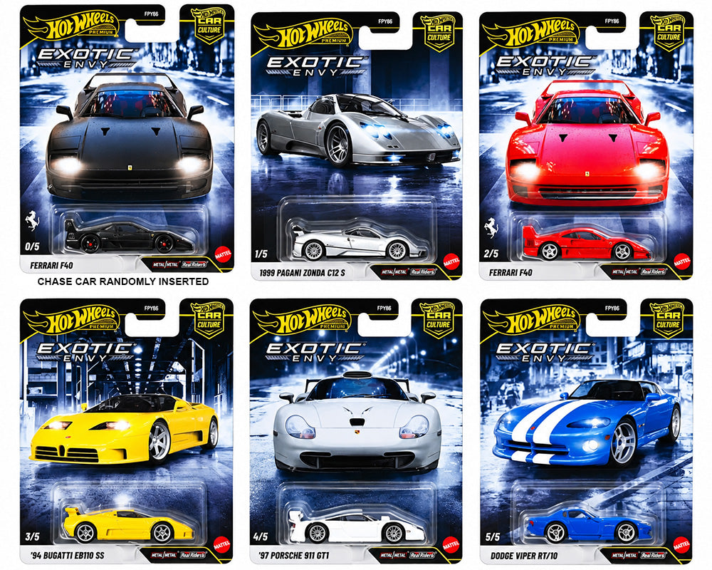 (Preorder) Hot Wheels 1:64 Car Culture 2027 B Release – Exotic- Full Case ETA Spring 2027