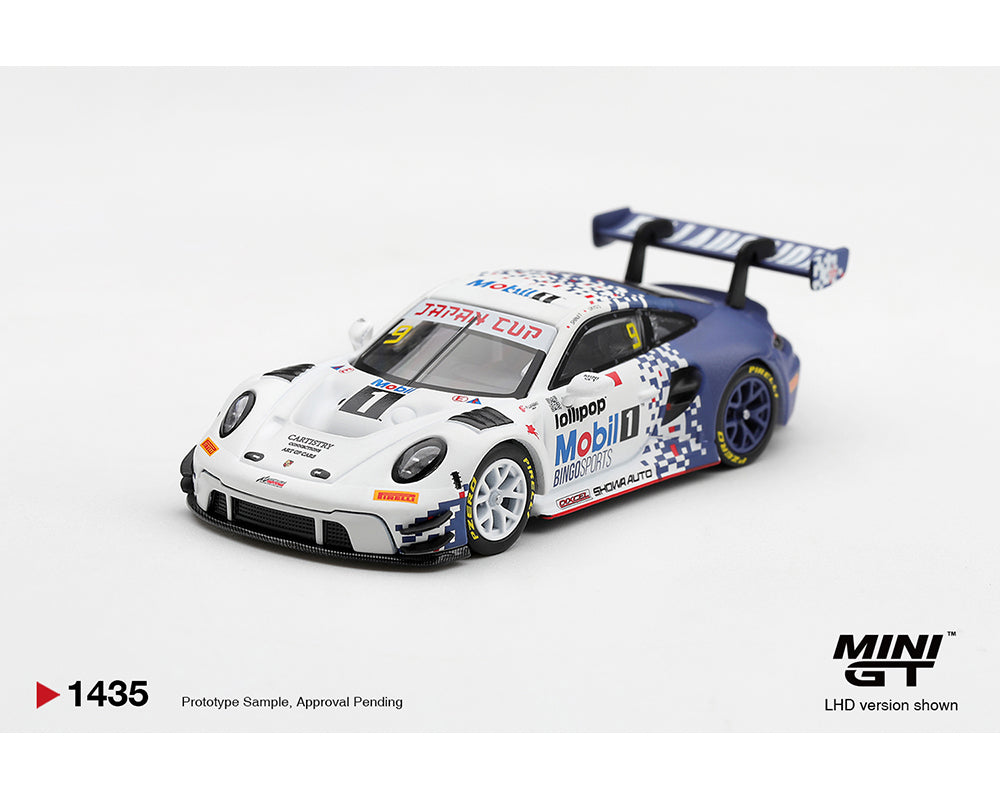 (Preorder) Mini GT 1:64 Porsche 911 GT3 R (992) #9 Bingo Racing with LM Corsa 2026 Japan Cup Sugo Race 2 Winner – Limited Edition 1435 ETA June 2027