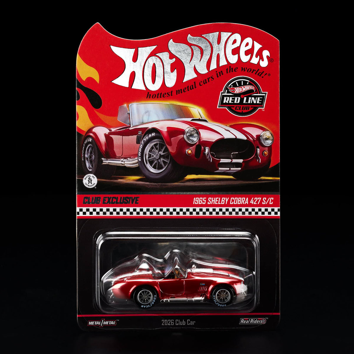 Hot Wheels RLC Exclusive 1965 Shelby Cobra 427 S/C 2026 Membership Car 1:64 Die-Cast JJY67-9893