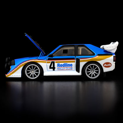 Hot Wheels RLC Exclusive 1985 Audi Sport quattro S1 Spectraflame Otto Blue 1:64 Die-Cast JJY70-9893