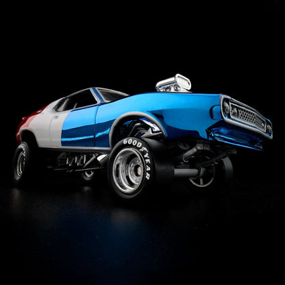 Hot Wheels RLC Exclusive '71 AMC Javelin AMX Red White Blue Spectraflame 1:64 Die-Cast