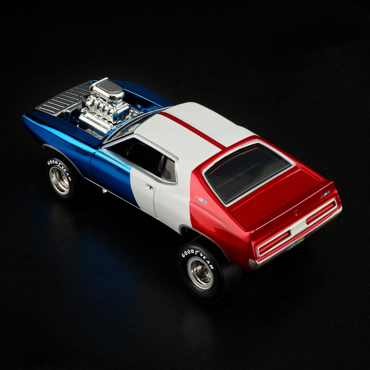 Hot Wheels RLC Exclusive '71 AMC Javelin AMX Red White Blue Spectraflame 1:64 Die-Cast