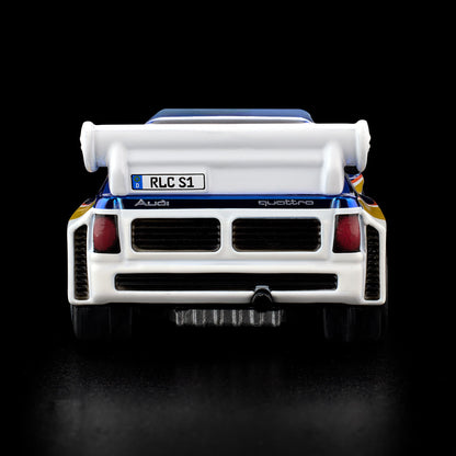 Hot Wheels RLC Exclusive 1985 Audi Sport quattro S1 Spectraflame Otto Blue 1:64 Die-Cast JJY70-9893