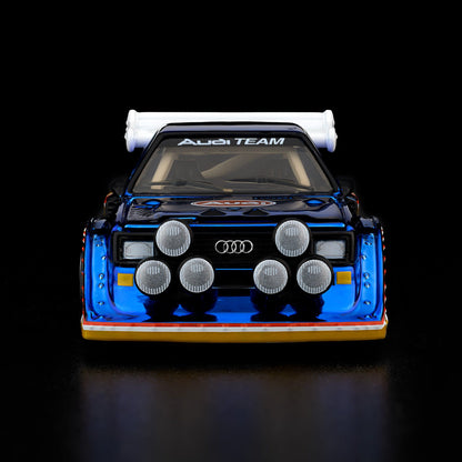 Hot Wheels RLC Exclusive 1985 Audi Sport quattro S1 Spectraflame Otto Blue 1:64 Die-Cast JJY70-9893