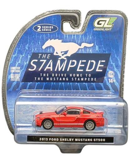 More Than Diecast 1:64 scale 2013 Ford Mustang Shelby GT500 in red from the Mustang Stampede Series 2 collection