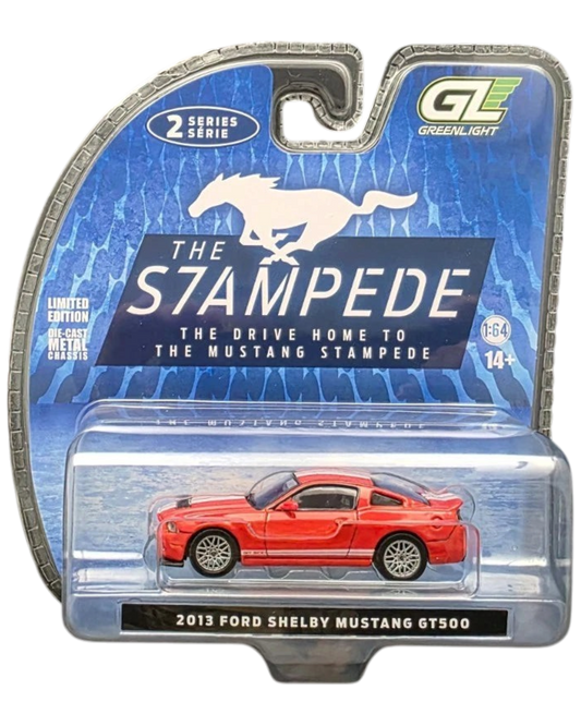 More Than Diecast 1:64 scale 2013 Ford Mustang Shelby GT500 in red from the Mustang Stampede Series 2 collection