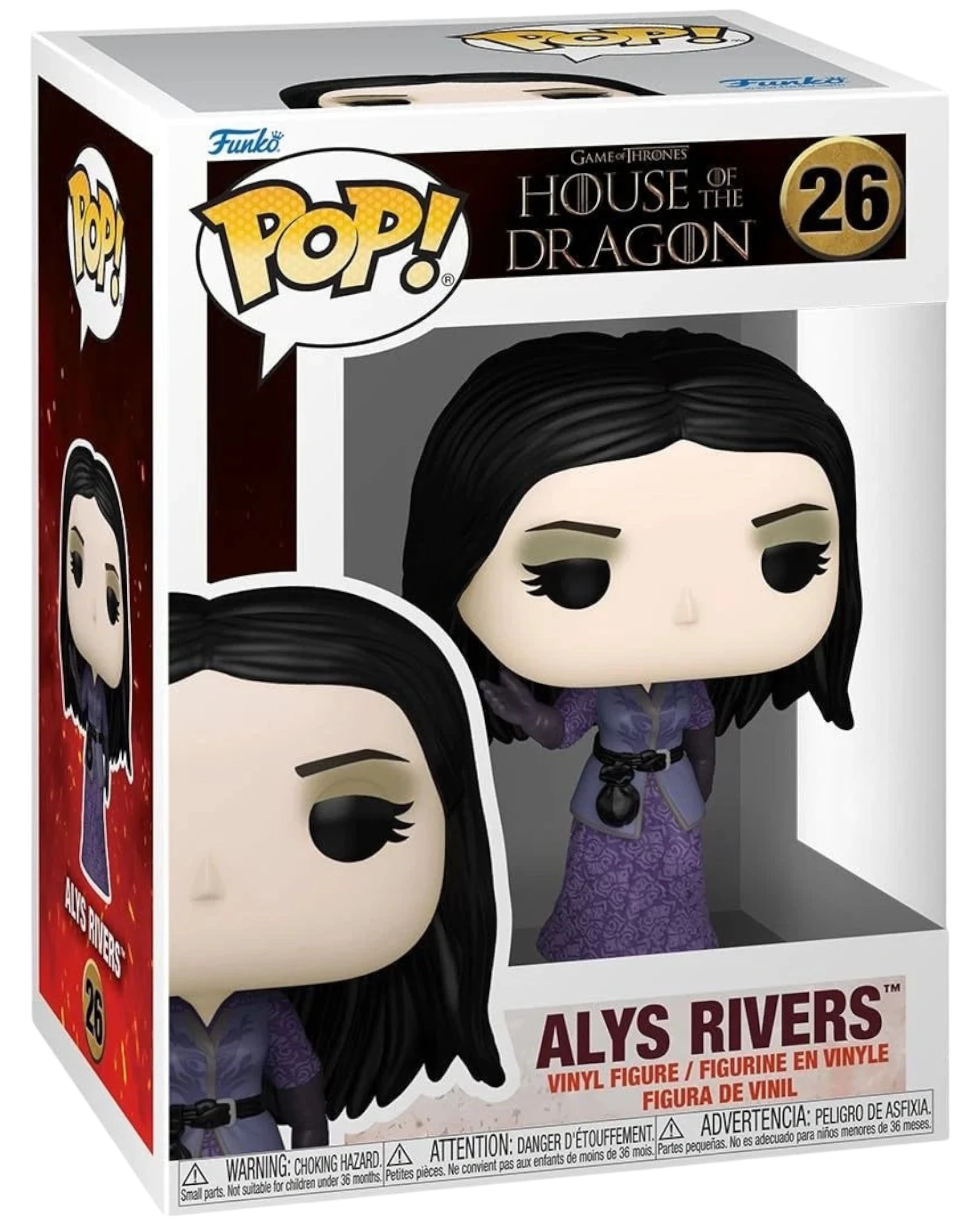 More Than Diecast Funko Pop Alys Rivers vinyl figure from House of the Dragon in original display box.