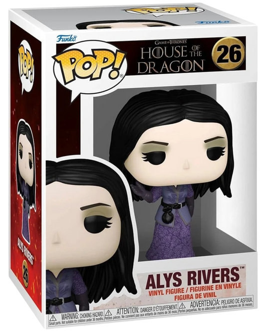 More Than Diecast Funko Pop Alys Rivers vinyl figure from House of the Dragon in original display box.