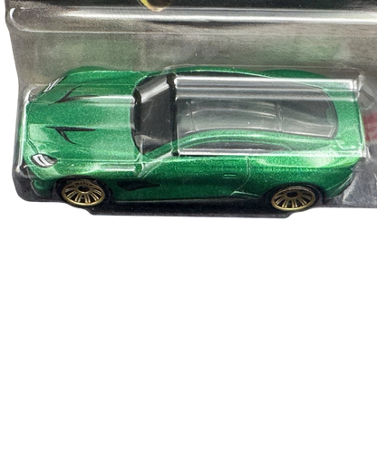 More Than Diecast 1:64 scale green 2025 Aston Martin Vanquish die-cast car in original Power Grab packaging