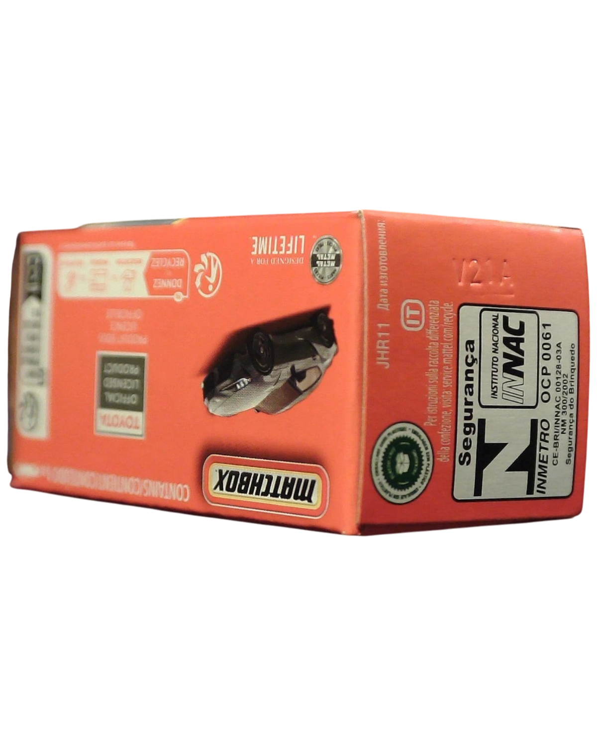 More Than Diecast Matchbox 1:64 scale Audi RS 5 Sportback Power Grabs packaging box in orange