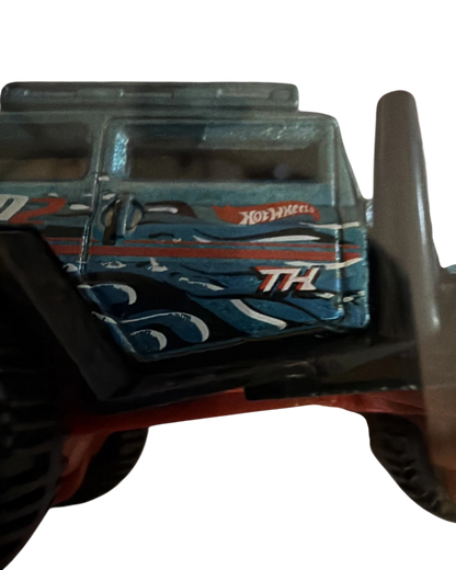 More Than Diecast 2016 Hot Wheels Bad Mudder 2 Super Treasure Hunt off-road truck with blue flame graphics