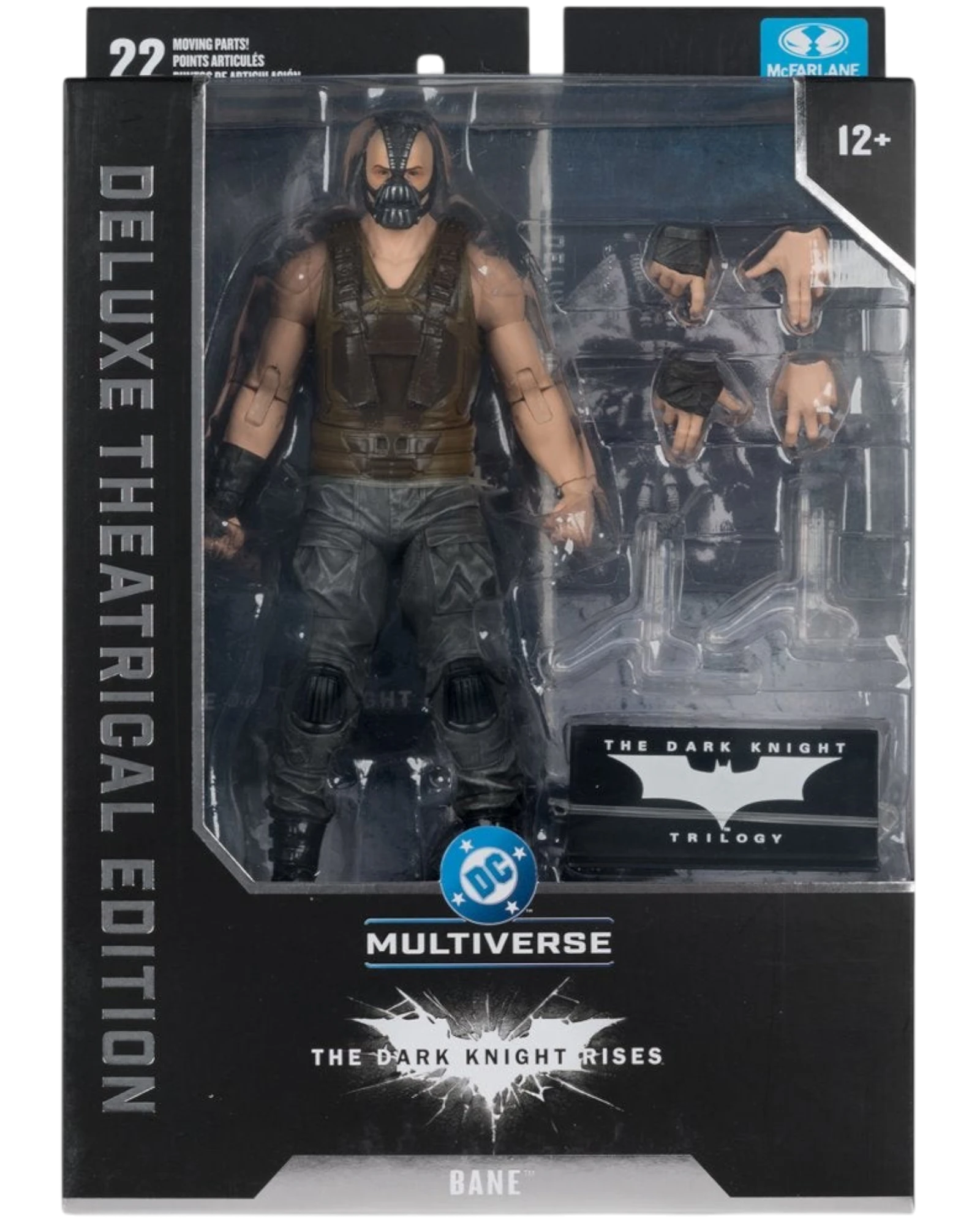 More Than Diecast DC Multiverse Bane action figure from The Dark Knight Rises in collector packaging