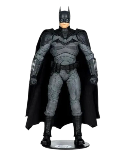 More Than Diecast McFarlane DC Multiverse Batman figure in a grey and black tactical suit from The Batman 2022 movie