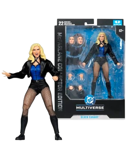 More Than Diecast McFarlane Toys DC Multiverse Black Canary action figure with accessories in original packaging