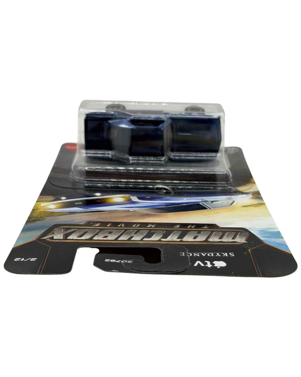More Than Diecast 1:64 scale blue 1969 Chevrolet Camaro die-cast car in Matchbox The Movie packaging
