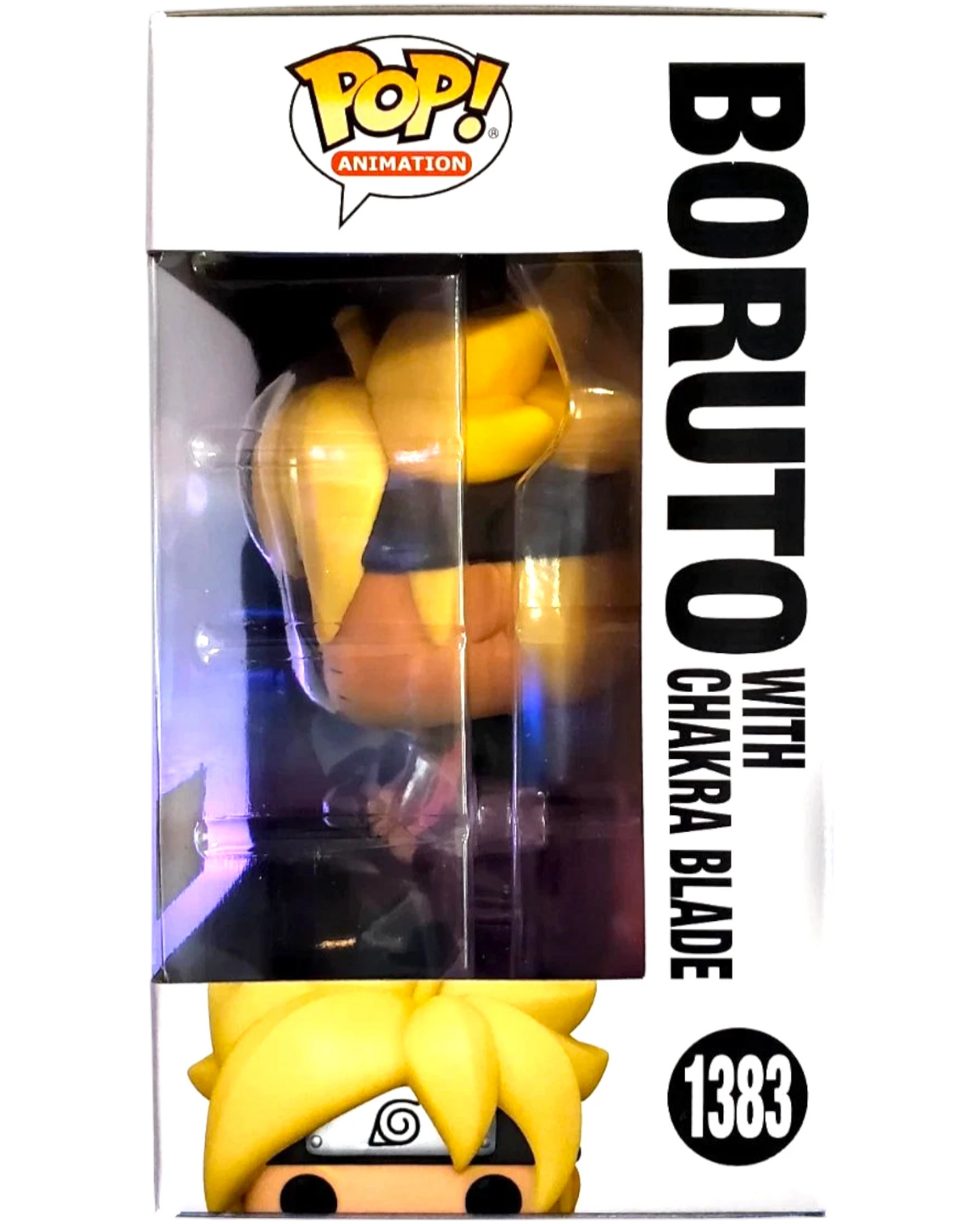 More Than Diecast Boruto with Chakra Blade Funko Pop! Animation #1383 vinyl figure in box.