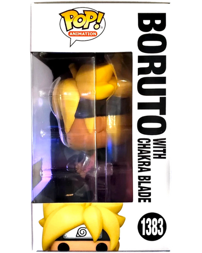 More Than Diecast Boruto with Chakra Blade Funko Pop! Animation #1383 vinyl figure in box.