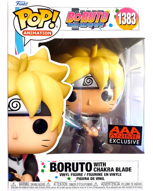 More Than Diecast Funko Pop! Boruto w/ Chakra Blade #1383 vinyl figure, AAA Anime Exclusive