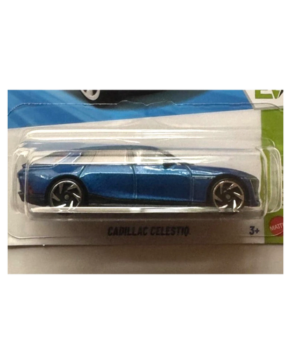 More Than Diecast blue metallic 2026 Cadillac Celestiq Hot Wheels toy car