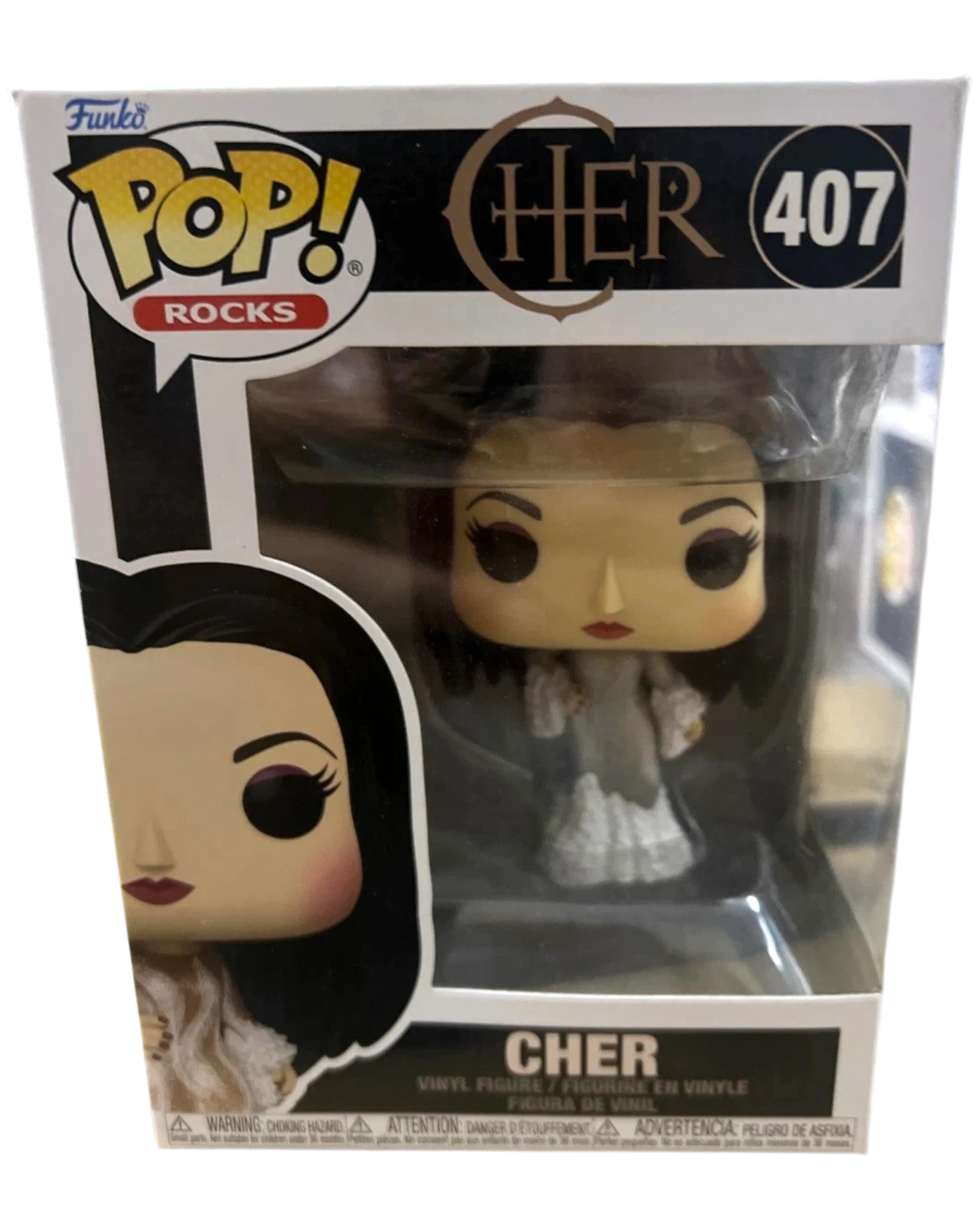 More Than Diecast Funko Pop! Rocks Cher #407 vinyl figure in original window display box