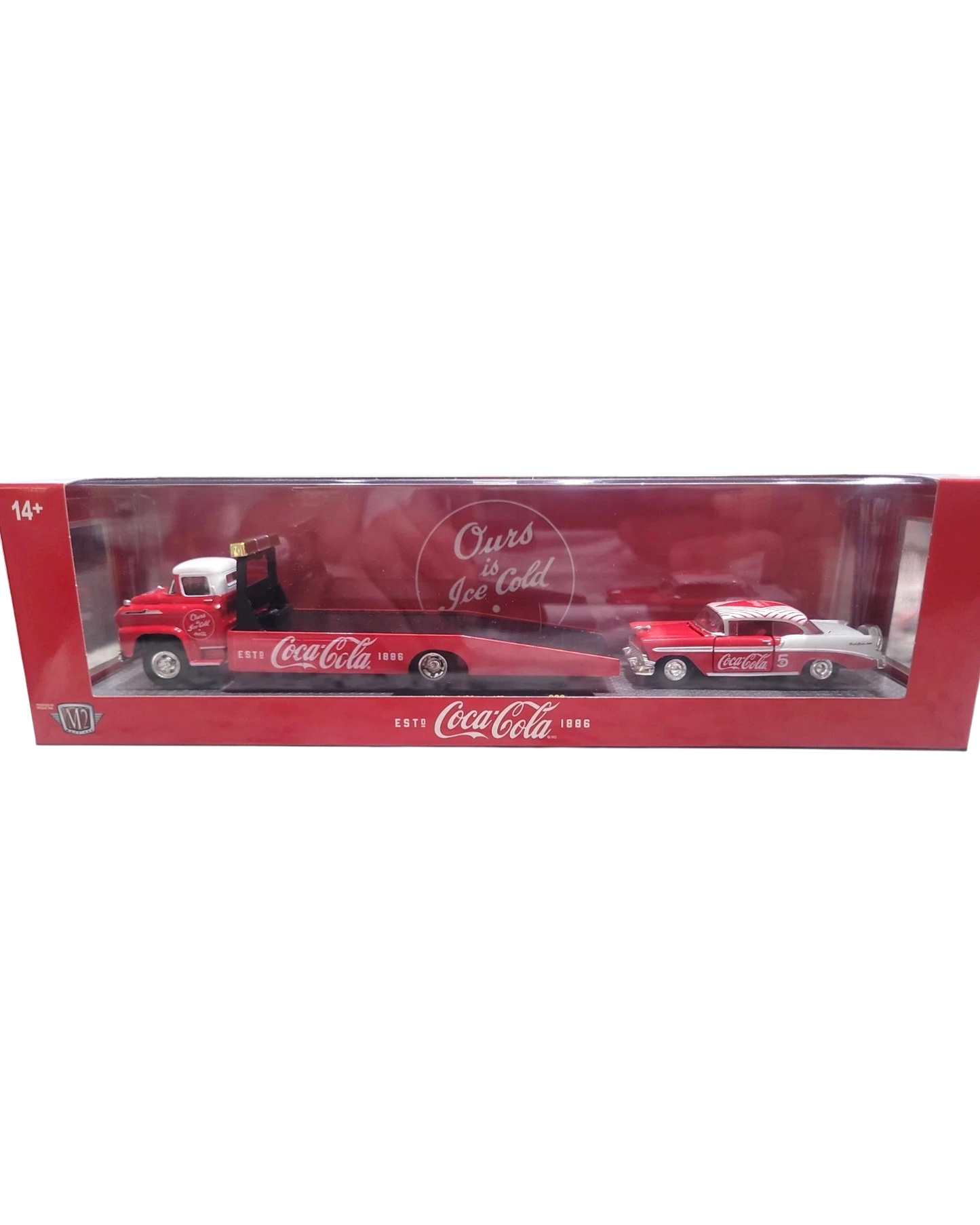 More Than Diecast M2 Machines 1958 Chevrolet Spartan LCF truck and 1956 Chevrolet Bel Air Coca-Cola collector set