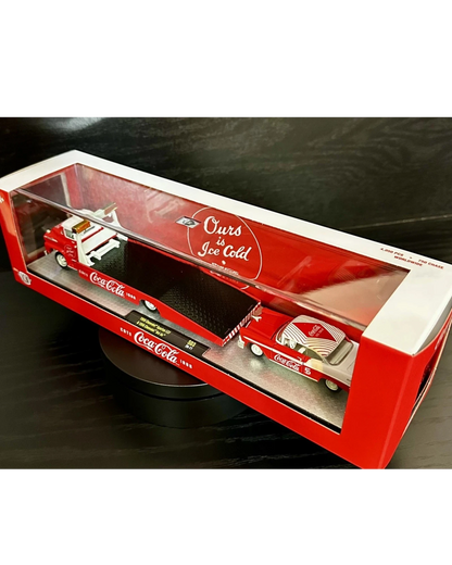 More Than Diecast M2 Machines Coca-Cola 1958 Chevy Spartan hauler and 1956 Bel Air set in original display box