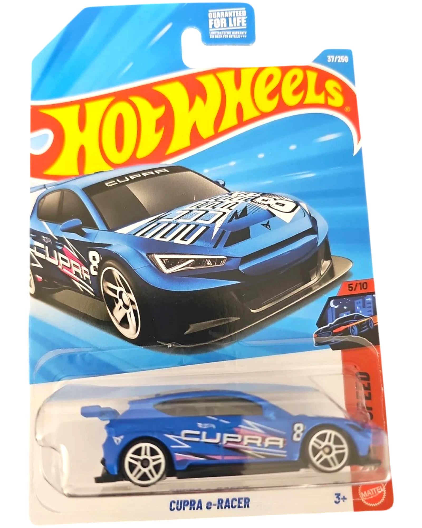 More Than Diecast Hot Wheels 2026 CUPRA e-Racer blue electric touring car in original blister card packaging