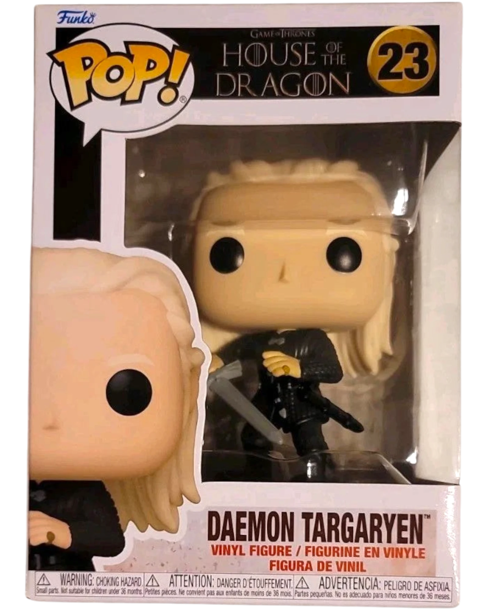 More Than Diecast Funko Pop House of the Dragon Daemon Targaryen vinyl figure in original display box