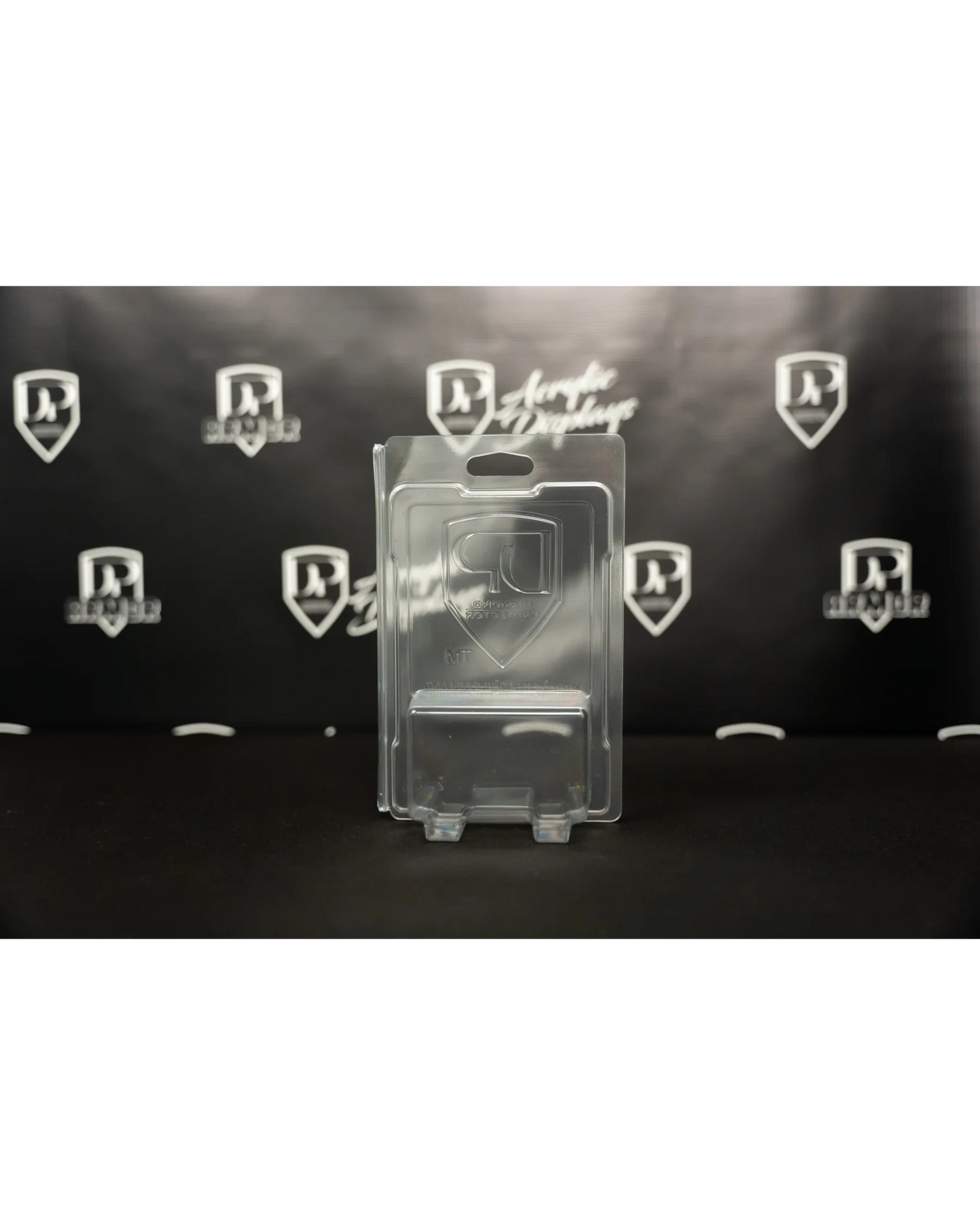 More Than Diecast Diamond Protector 2.0 clear PVC display case for Hot Wheels and Matchbox carded diecast vehicles.