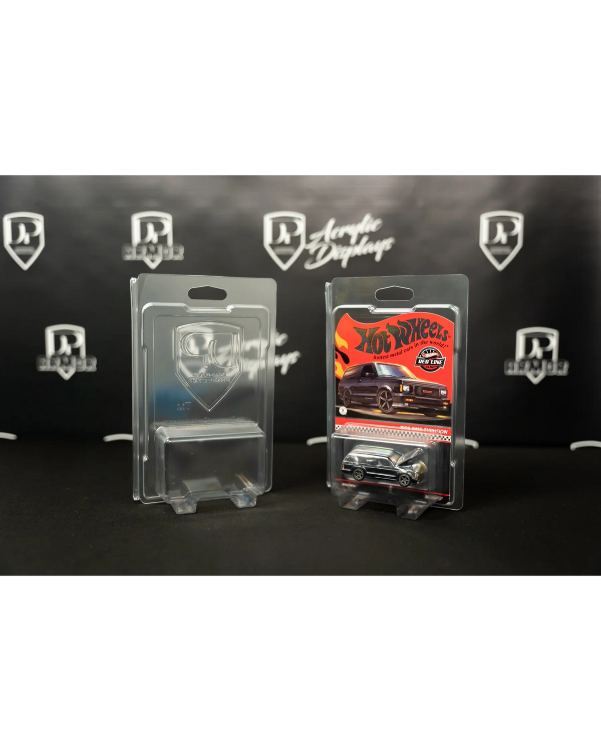 More Than Diecast Diamond Protector 2.0 clear PVC case for Hot Wheels and Matchbox carded diecast cars