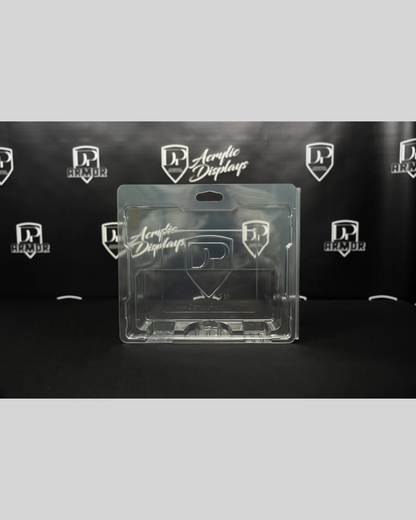 More Than Diecast clear PVC Diamond Protector case for Hot Wheels Team Transport, Track Fleet, and XL series models.