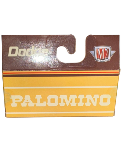 More Than Diecast M2 Machines 1979 Dodge Adventurer 150 Palomino series gold chase packaging header card