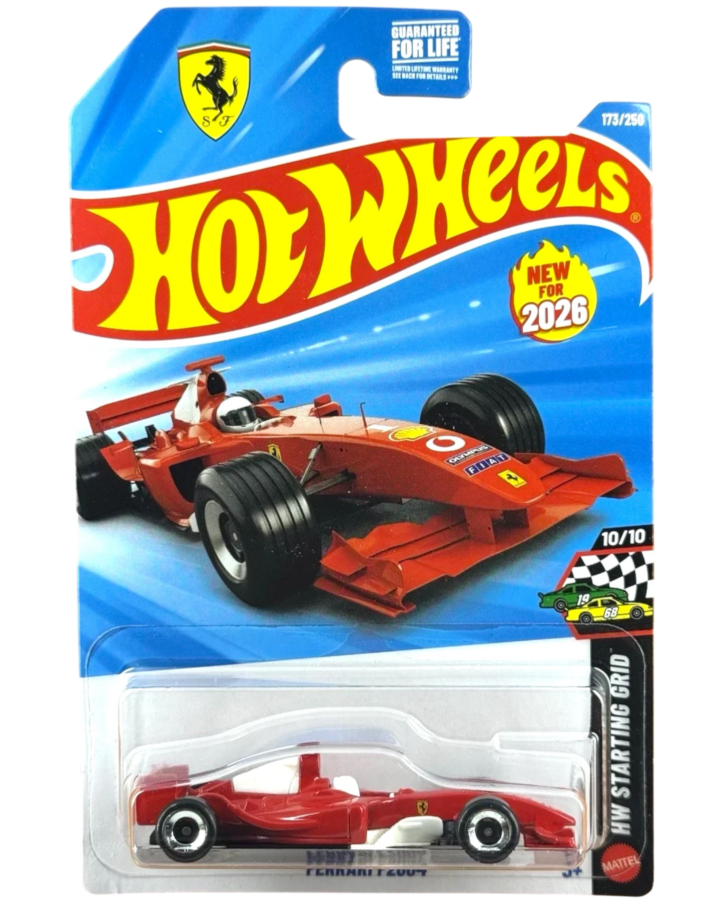 More Than Diecast Hot Wheels 2026 Ferrari F2004 1:64 scale die-cast F1 race car in signature red livery