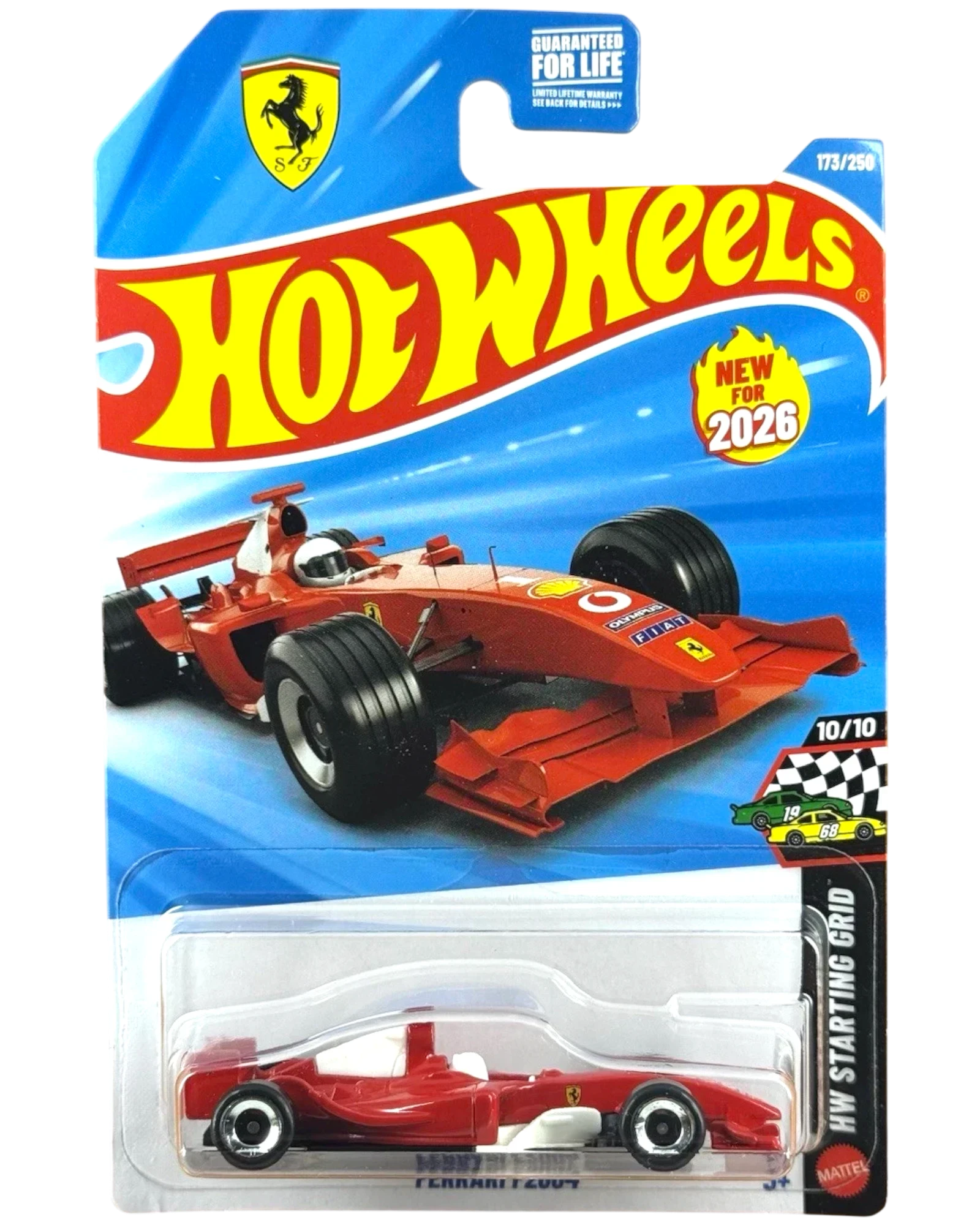 More Than Diecast Hot Wheels 2026 Ferrari F2004 1:64 scale die-cast F1 race car in signature red livery